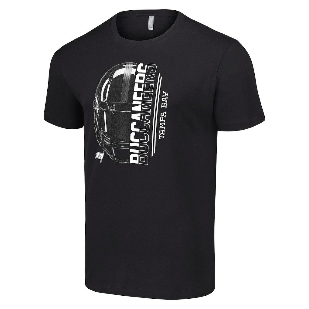 Tampa Bay Buccaneers Starter Half Helmet Logo T-Shirt Black