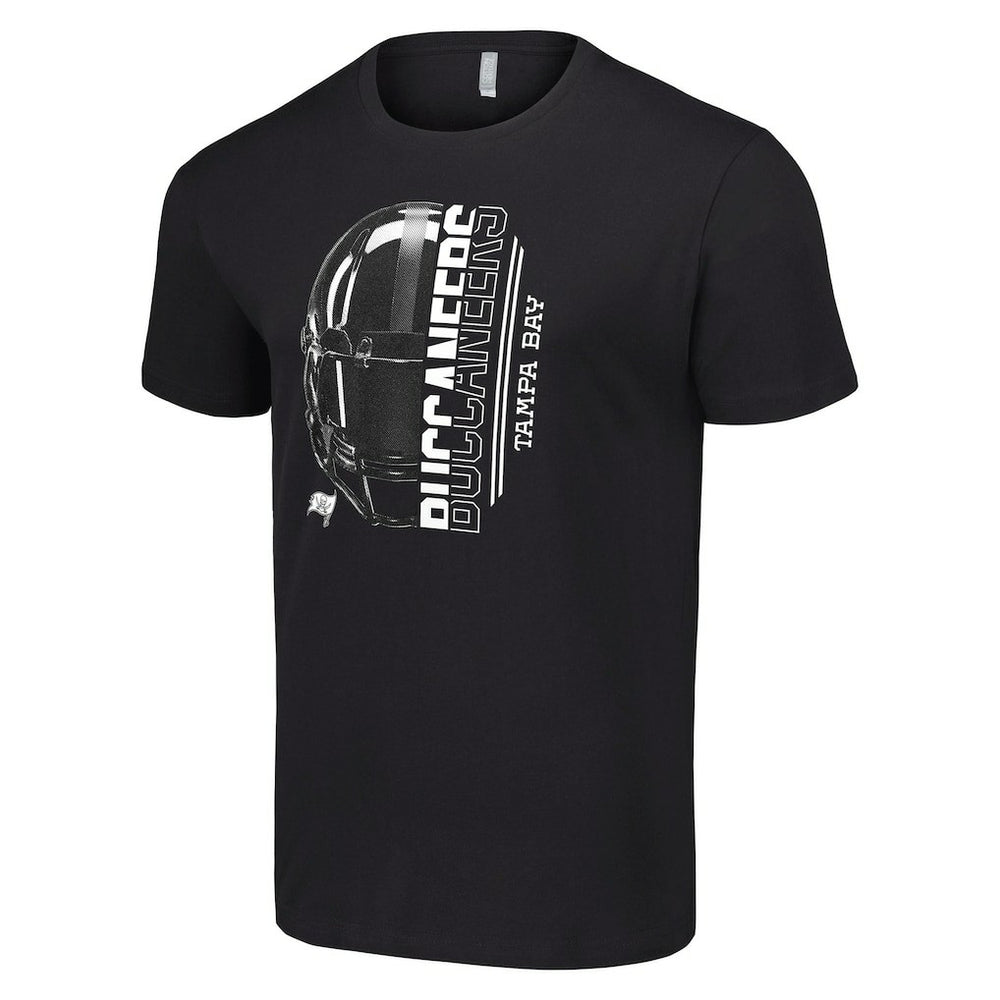 Tampa Bay Buccaneers Starter Half Helmet Logo T-Shirt Black