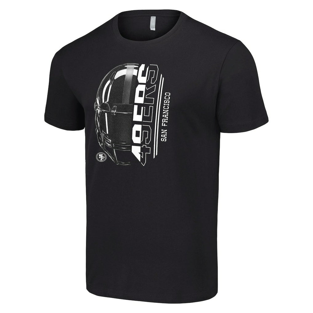San Francisco 49ers Starter Half Helmet Logo T-Shirt Black