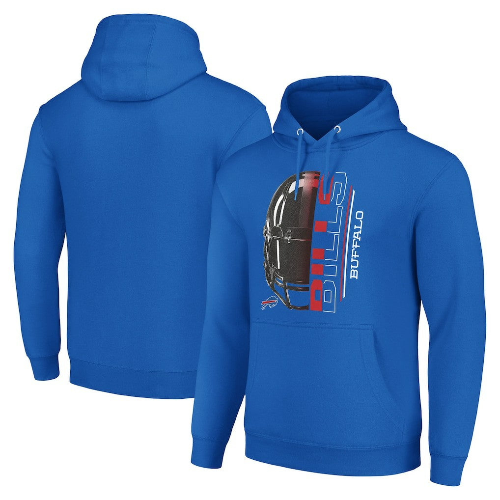 Buffalo Bills Starter Unisex Half Helmet Logo Pullover Hoodie Royal