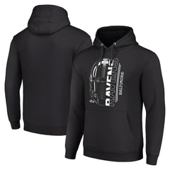 Baltimore Ravens Starter Unisex Half Helmet Logo Pullover Hoodie Black