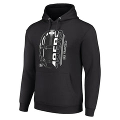 San Francisco 49ers Starter Unisex Half Helmet Logo Pullover Hoodie Black