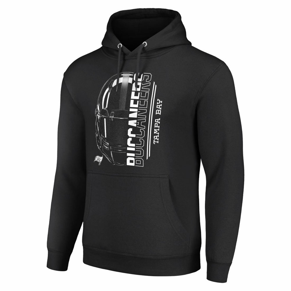 Tampa Bay Buccaneers Starter Unisex Half Helmet Logo Pullover Hoodie Black
