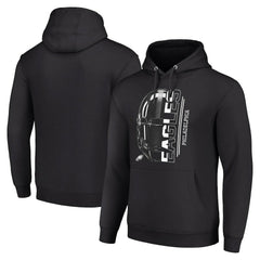 Philadelphia Eagles Starter Unisex Half Helmet Logo Pullover Hoodie Black