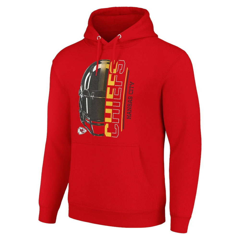 Kansas City Chiefs Starter Unisex Half Helmet Logo Pullover Hoodie Red