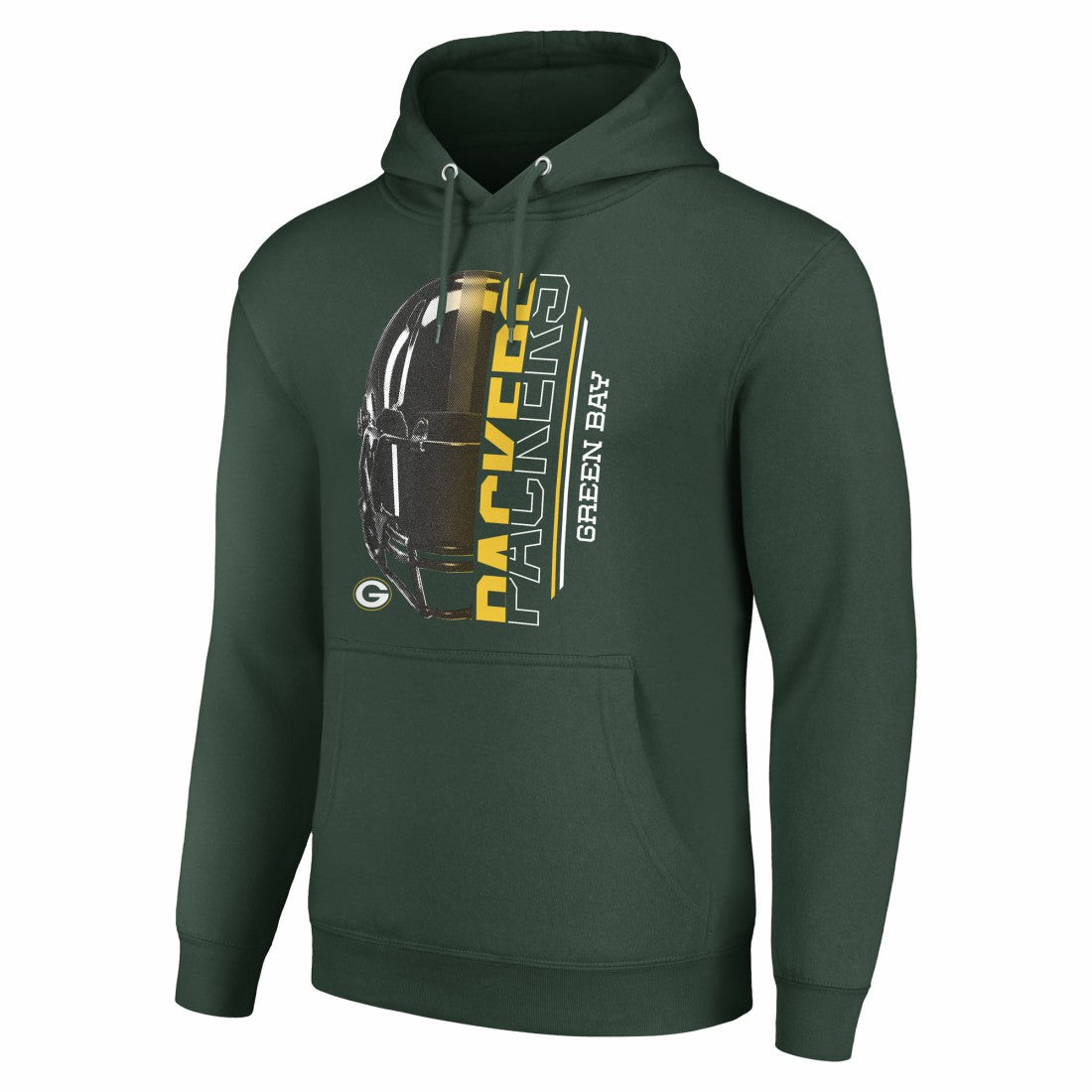Green Bay Packers Starter Unisex Half Helmet Logo Pullover Hoodie Green