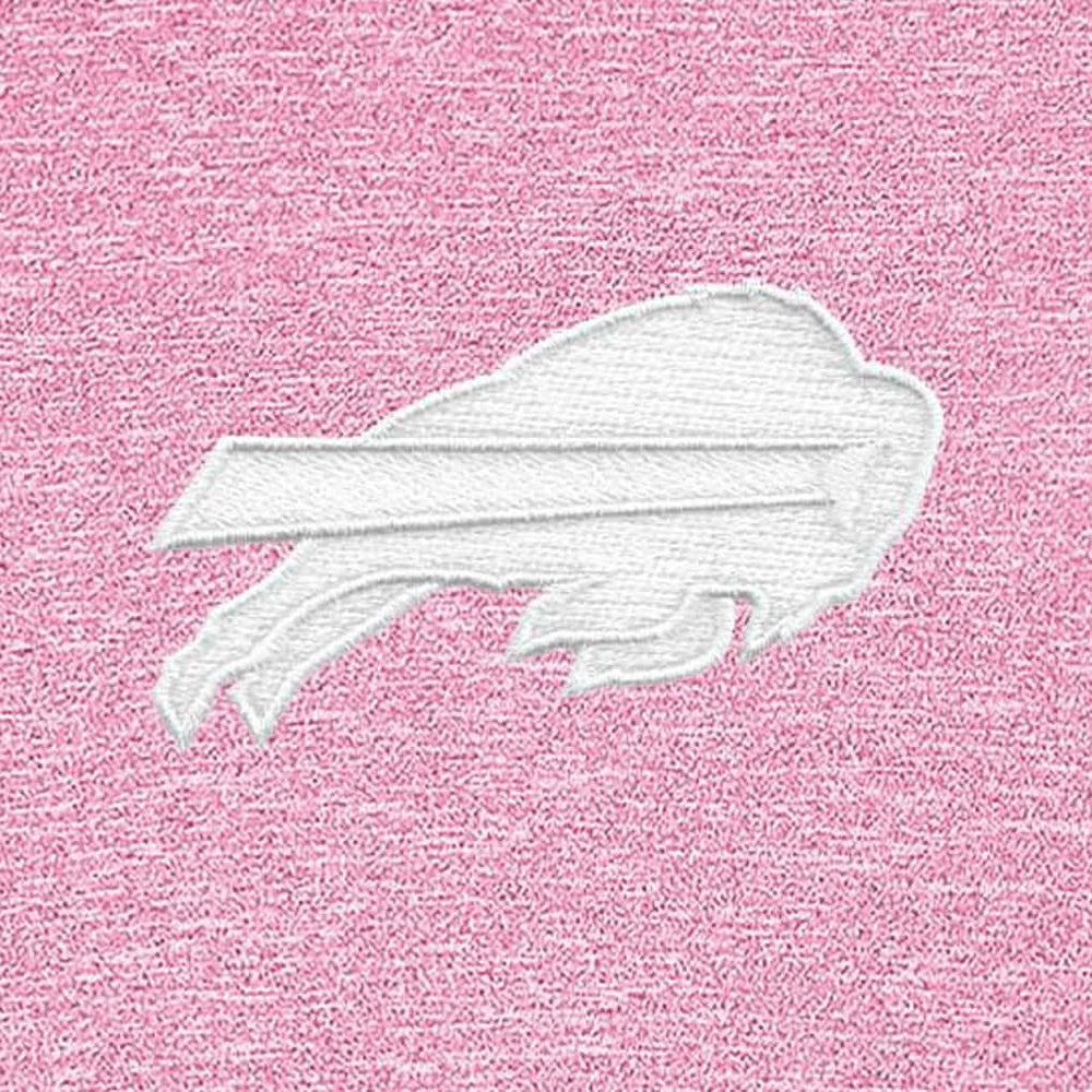 Buffalo Bills Antigua Hunk Quarter-Zip Pullover Top Pink
