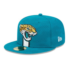 Jacksonville Jaguars New Era 2024 Sideline 59FIFTY Fitted Hat Teal