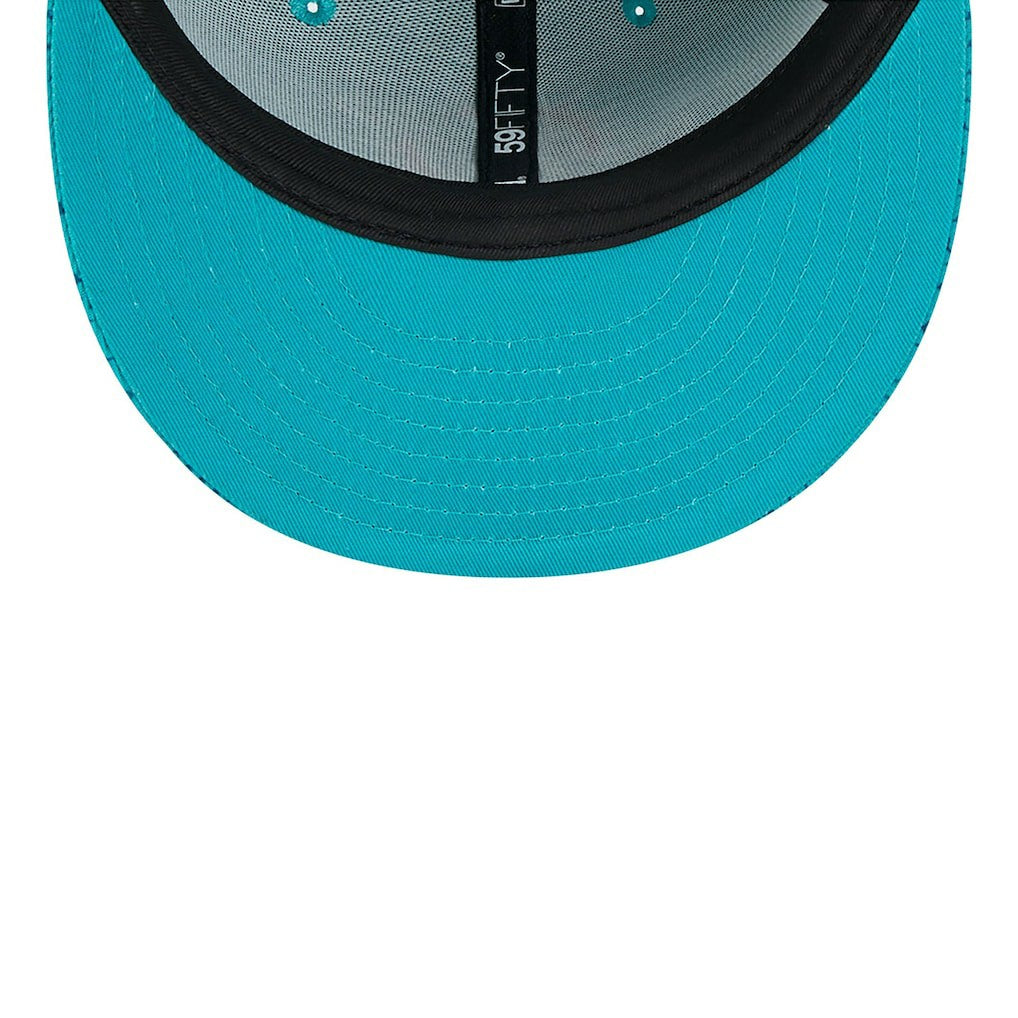 Miami Dolphins New Era 2024 Sideline 59FIFTY Fitted Hat Aqua