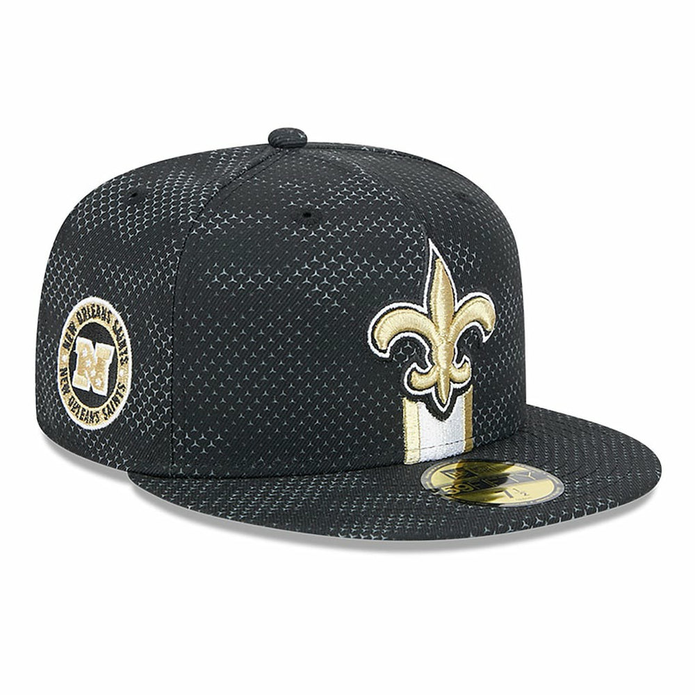 New Orleans Saints New Era 2024 Sideline 59FIFTY Fitted Hat Black