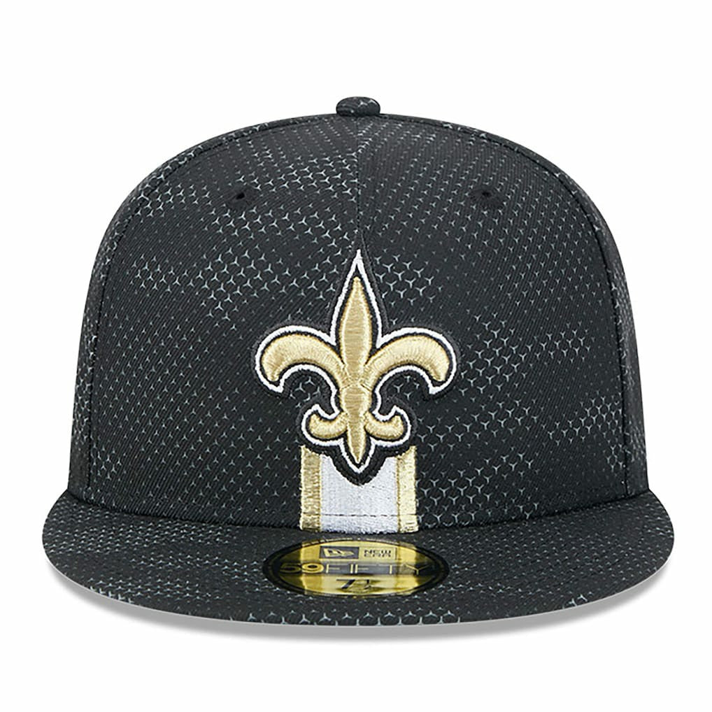 New Orleans Saints New Era 2024 Sideline 59FIFTY Fitted Hat Black