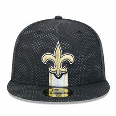New Orleans Saints New Era 2024 Sideline 59FIFTY Fitted Hat Black