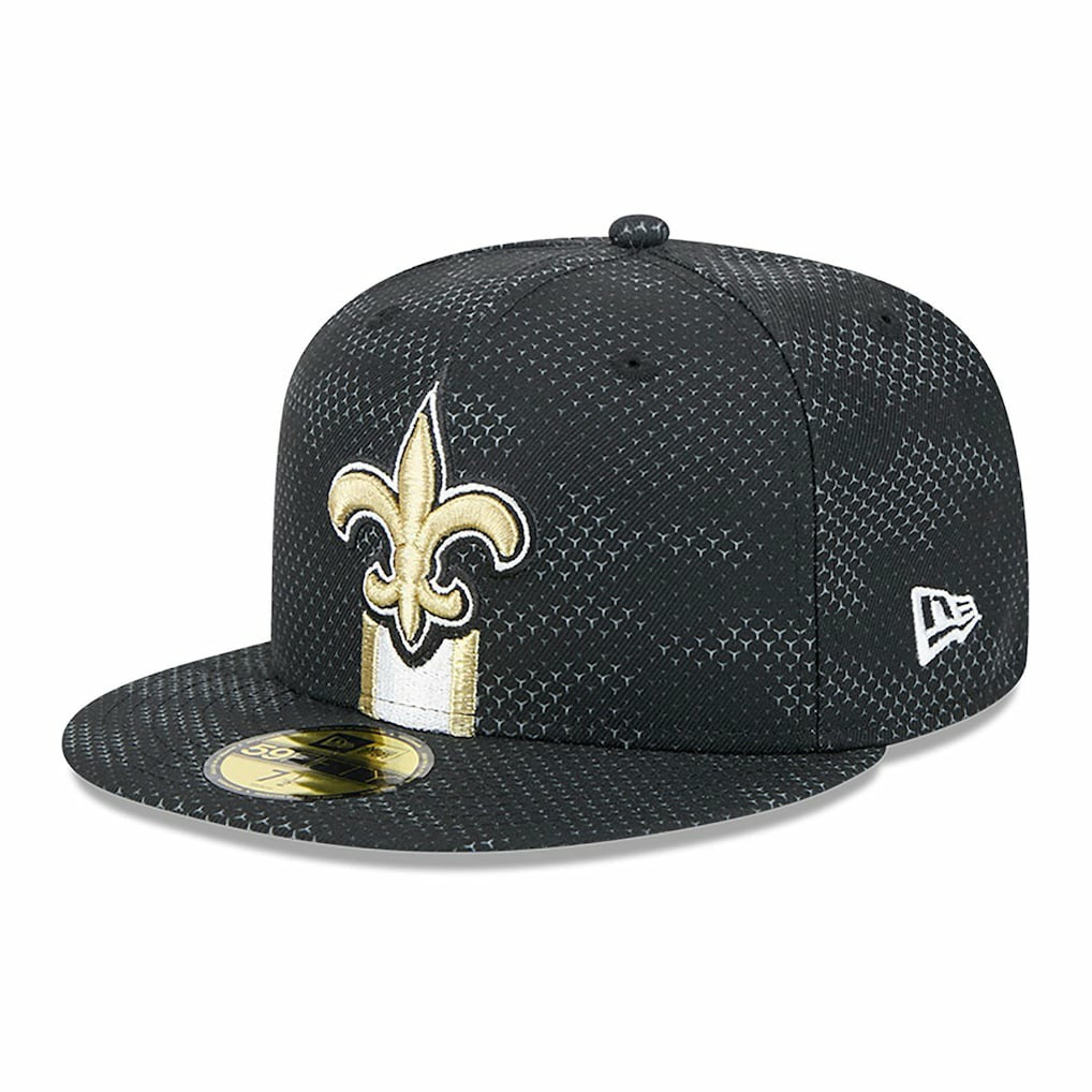 New Orleans Saints New Era 2024 Sideline 59FIFTY Fitted Hat Black