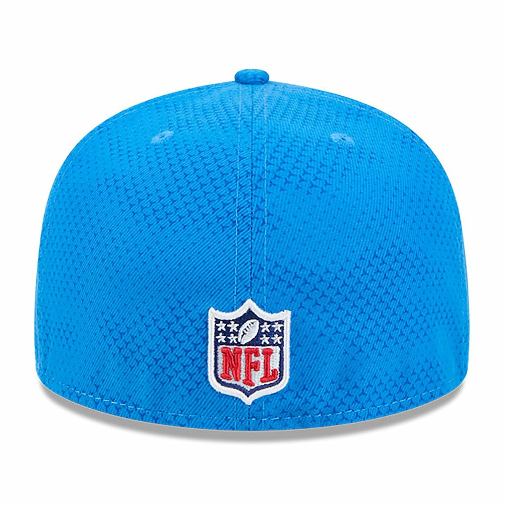 Detroit Lions New Era 2024 Sideline 59FIFTY Fitted Hat Blue
