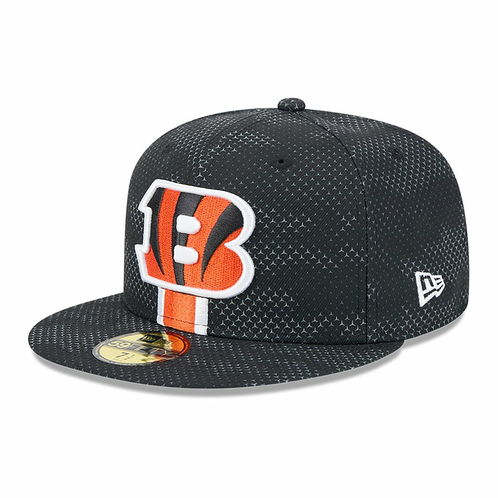 Cincinnati Bengals New Era 2024 Sideline 59FIFTY Fitted Hat Black