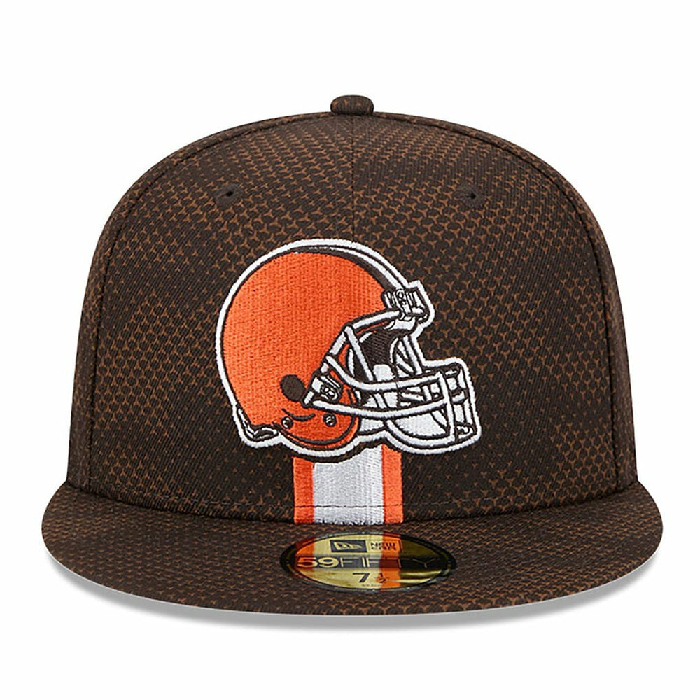 Cleveland Browns New Era 2024 Sideline 59FIFTY Fitted Hat Brown