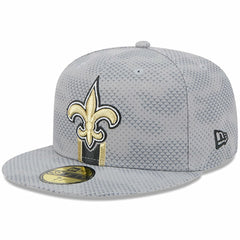 New Orleans Saints New Era 2024 Sideline 59FIFTY Fitted Hat Gray
