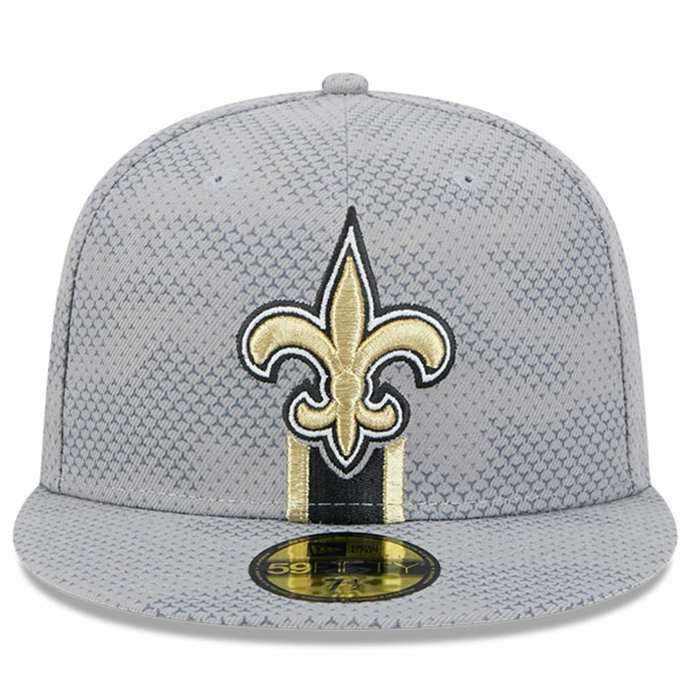 New Orleans Saints New Era 2024 Sideline 59FIFTY Fitted Hat Gray