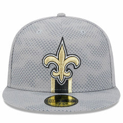 New Orleans Saints New Era 2024 Sideline 59FIFTY Fitted Hat Gray