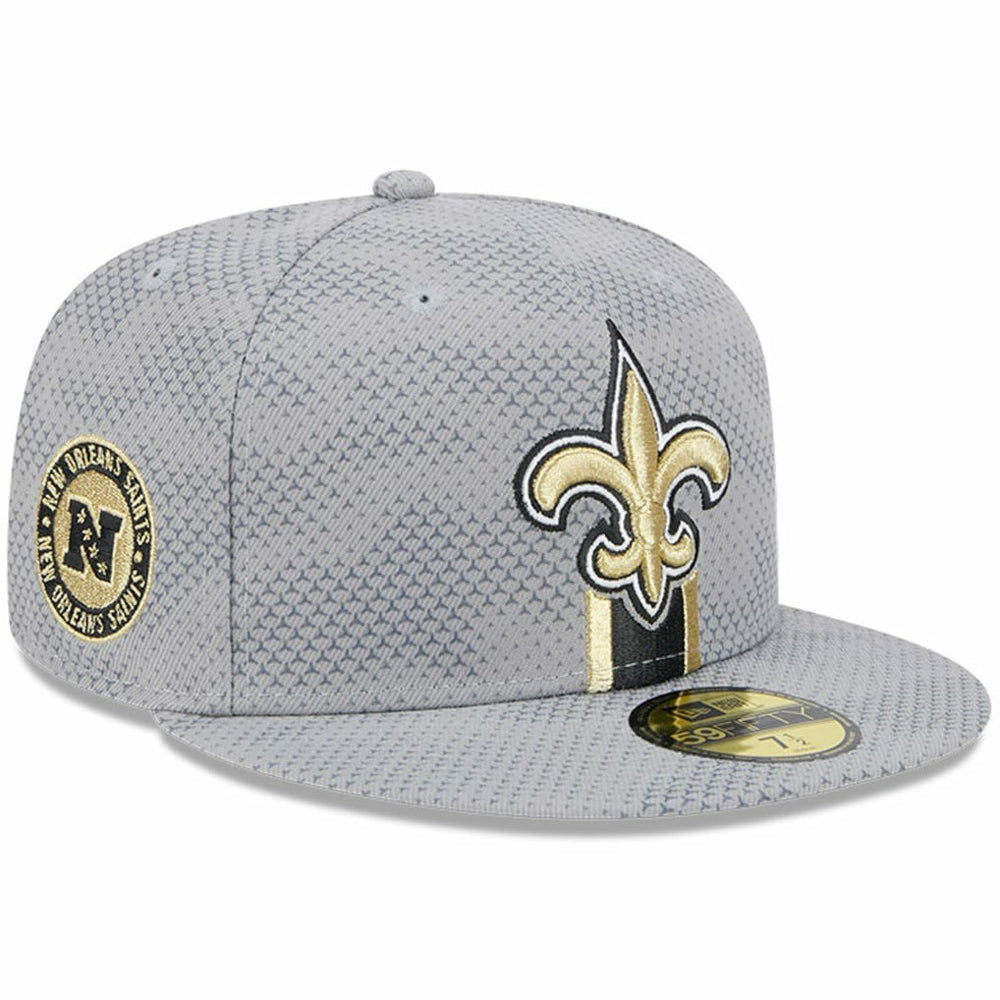 New Orleans Saints New Era 2024 Sideline 59FIFTY Fitted Hat Gray
