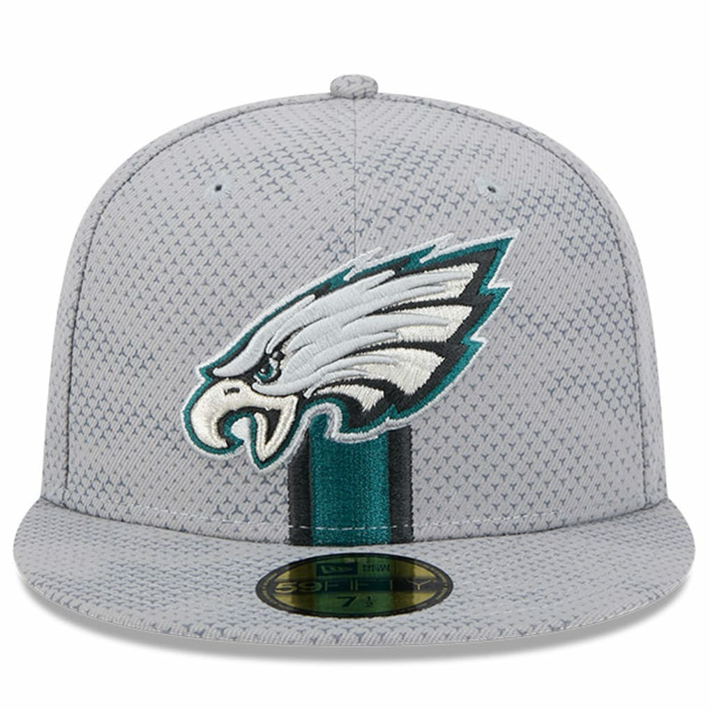 Philadelphia Eagles New Era 2024 Sideline 59FIFTY Fitted Hat Gray