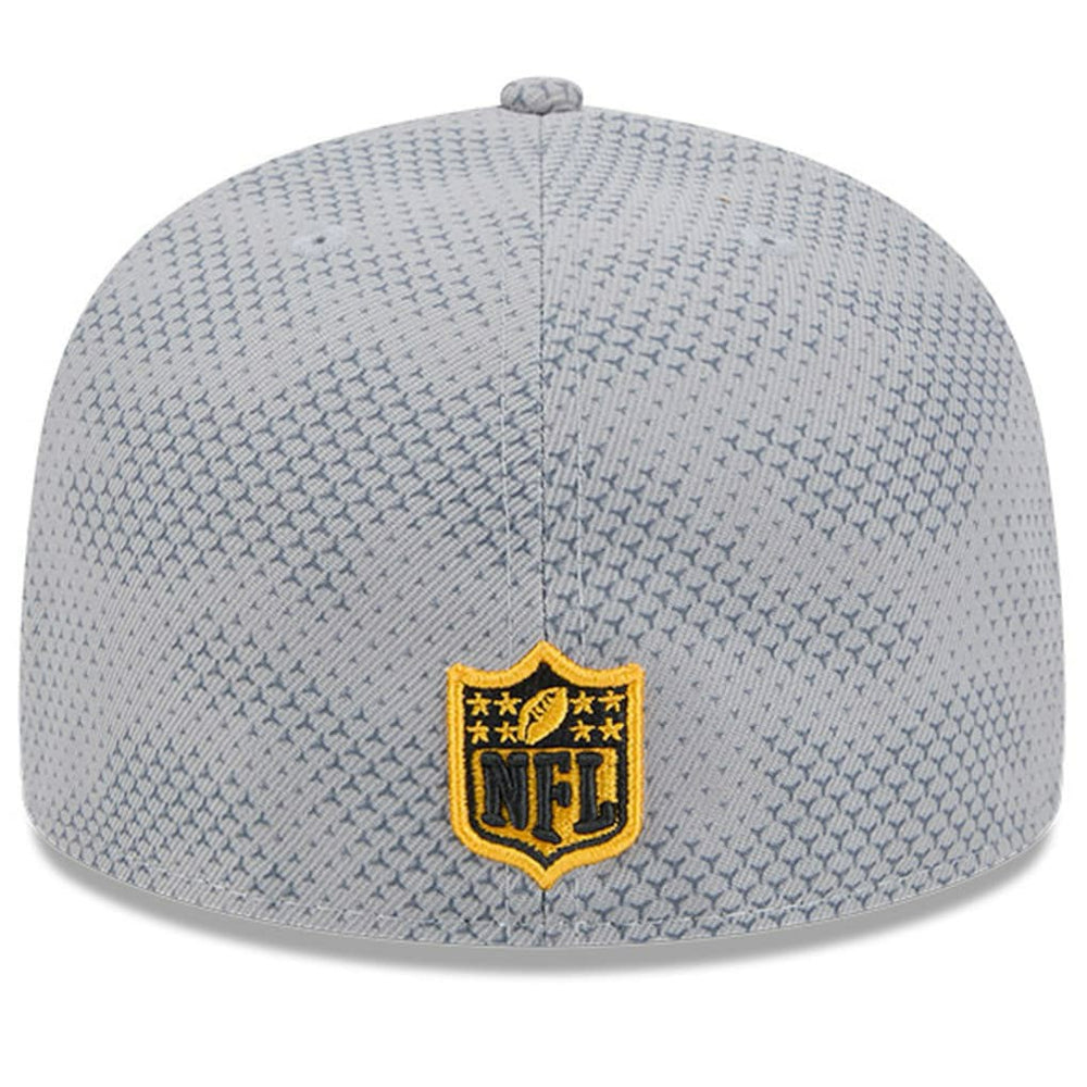 Pittsburgh Steelers New Era 2024 Sideline 59FIFTY Fitted Hat Gray