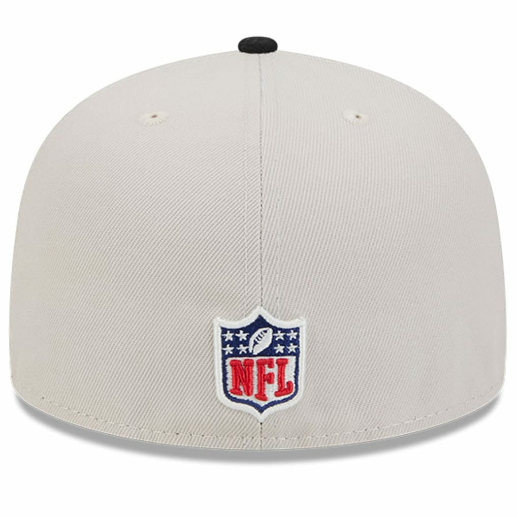 New Orleans Saints New Era 2024 Sideline Historic 59FIFTY Fitted Hat Stone/Black