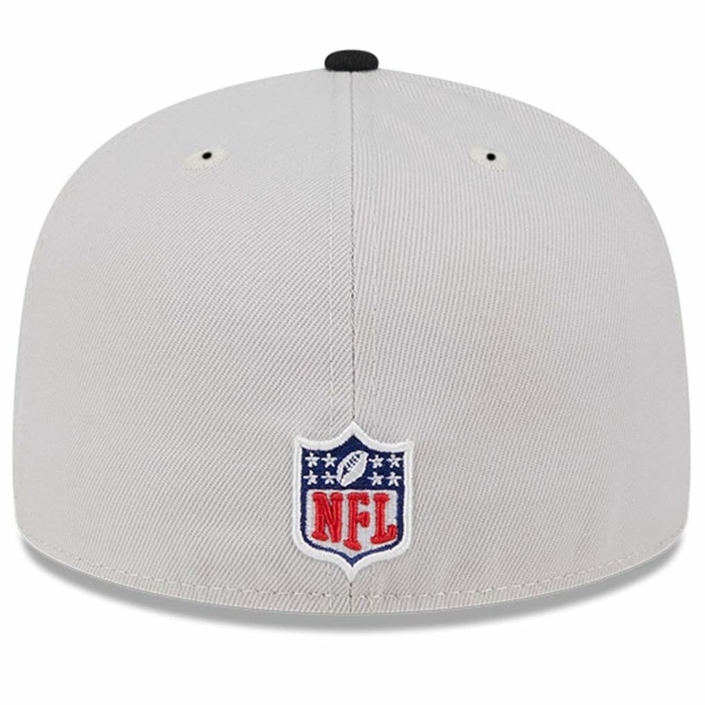 Philadelphia Eagles New Era 2024 Sideline Historic 59FIFTY Fitted Hat Stone/Black