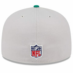 Philadelphia Eagles New Era 2024 Sideline Historic 59FIFTY Fitted Hat Stone/Kelly Green