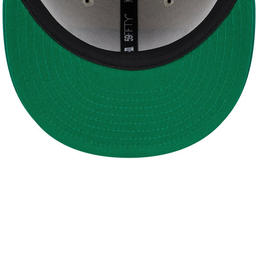 Philadelphia Eagles New Era 2024 Sideline Historic 59FIFTY Fitted Hat Stone/Kelly Green