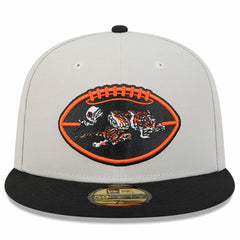 Cincinnati Bengals New Era 2024 Sideline Historic 59FIFTY Fitted Hat Stone/Black