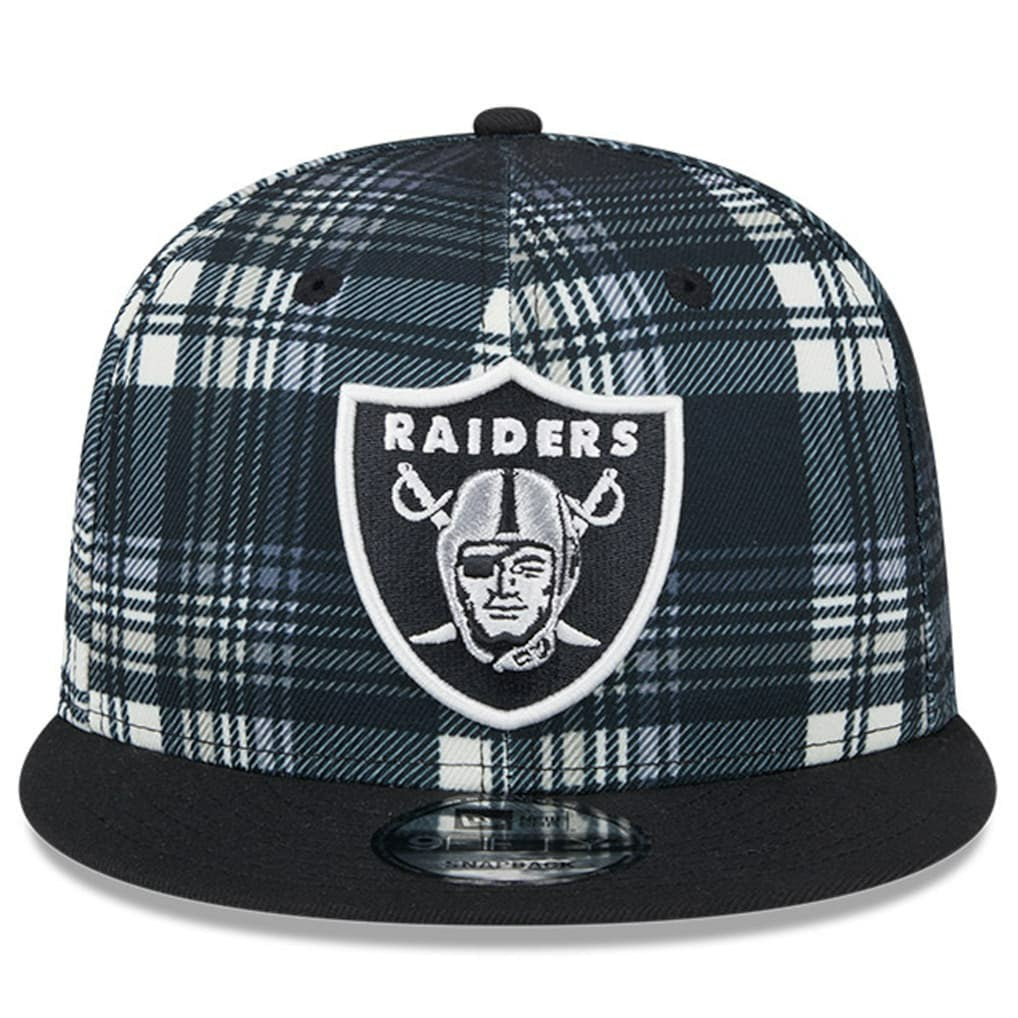 Las Vegas Raiders New Era 2024 Sideline Statement 9FIFTY Snapback Hat Black