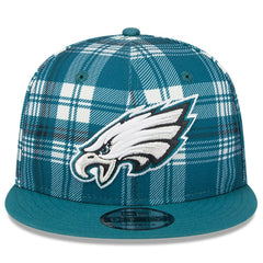 Philadelphia Eagles New Era 2024 Sideline Statement 9FIFTY Snapback Hat Midnight Green