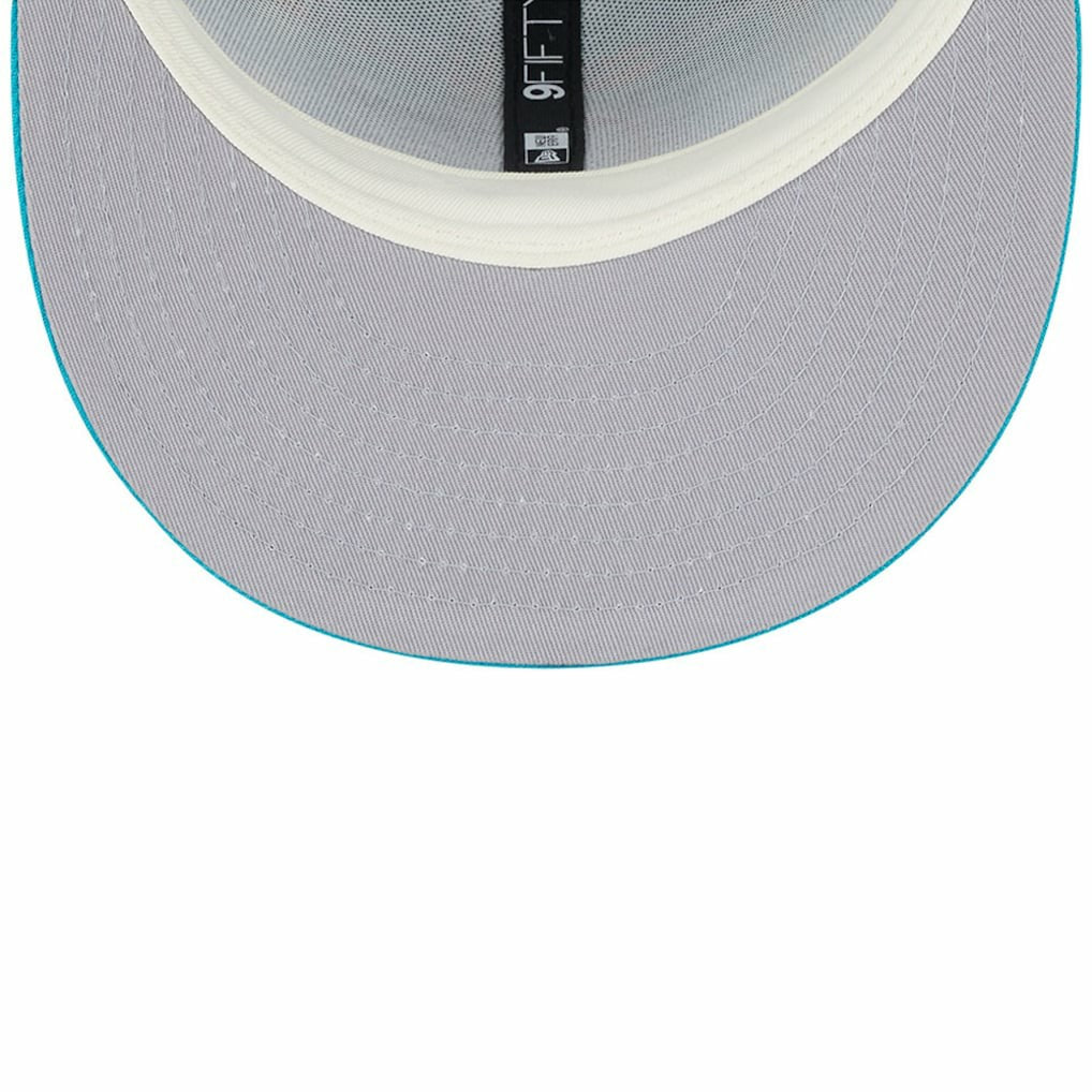 Miami Dolphins New Era 2024 Sideline Statement 9FIFTY Snapback Hat Aqua