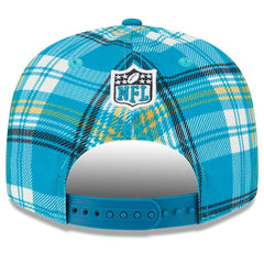 Jacksonville Jaguars New Era 2024 Sideline Statement 9FIFTY Snapback Hat Teal