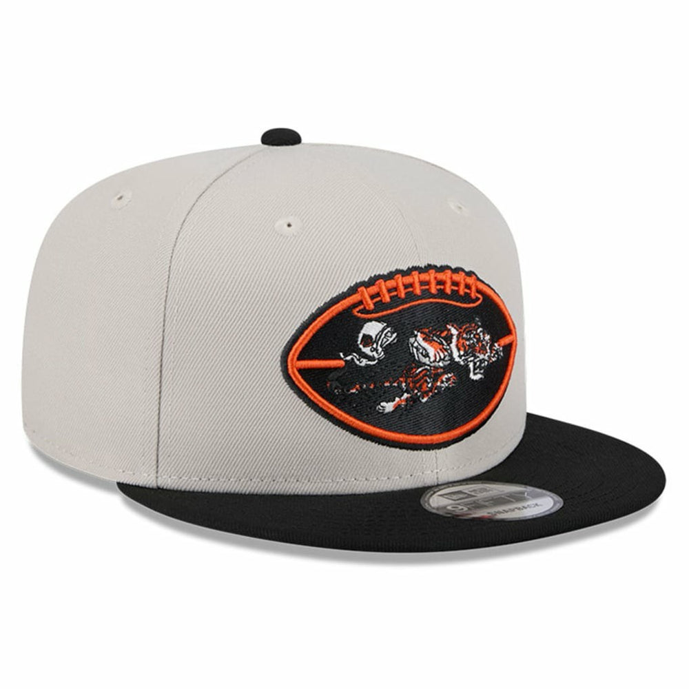 Cincinnati Bengals New Era 2024 Sideline Historic 9FIFTY Snapback Hat Stone/Black