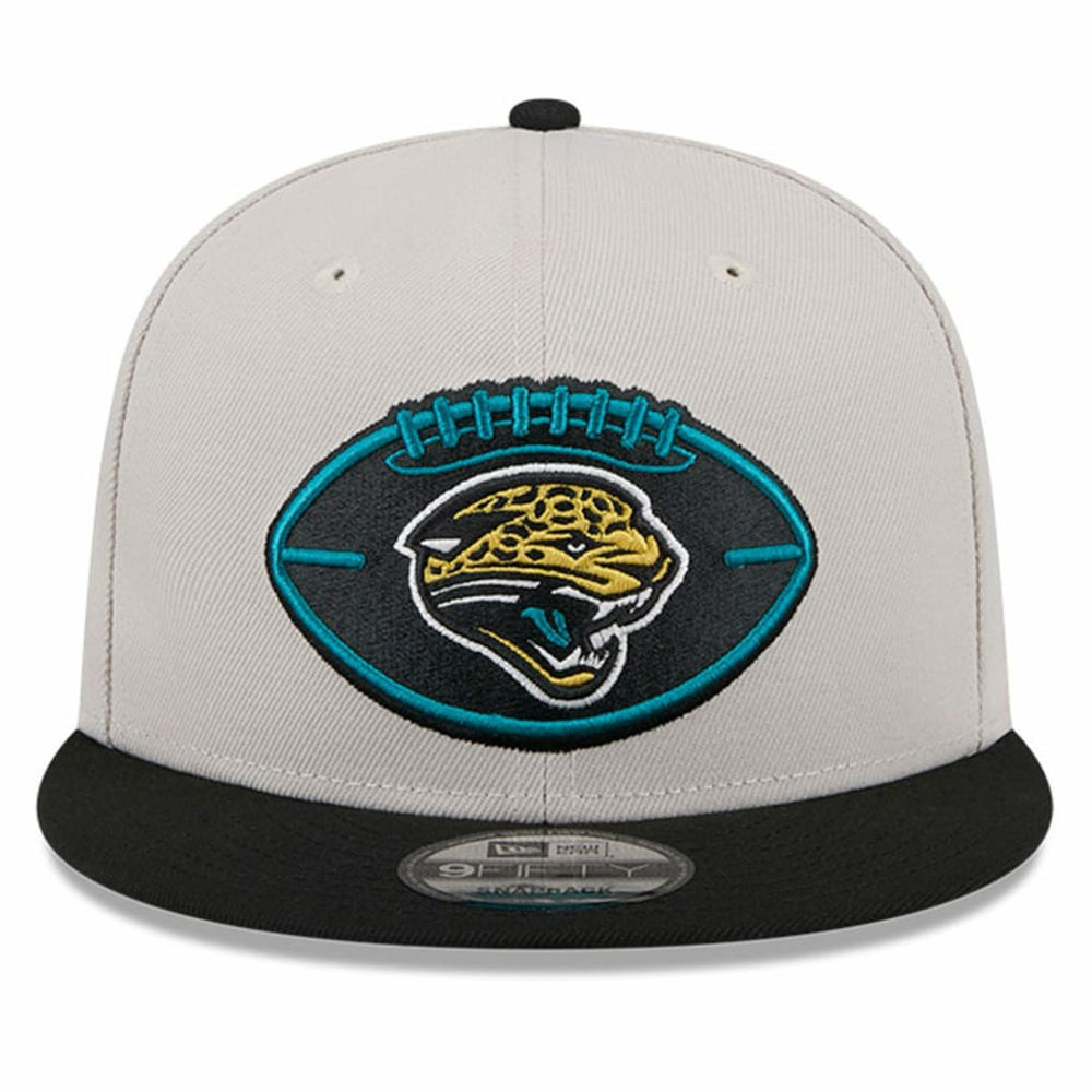 Jacksonville Jaguars New Era 2024 Sideline Historic 9FIFTY Snapback Hat Stone/Black