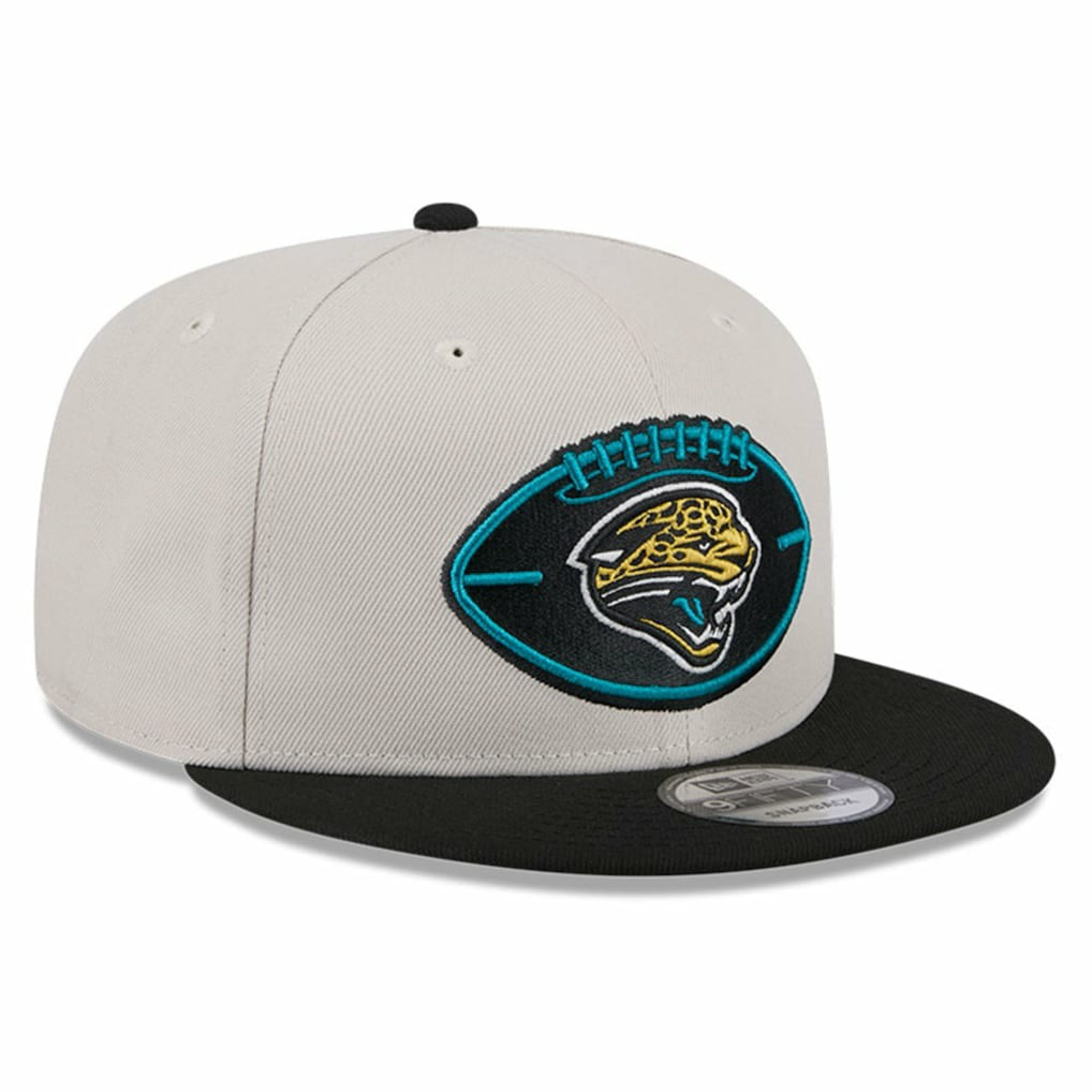 Jacksonville Jaguars New Era 2024 Sideline Historic 9FIFTY Snapback Hat Stone/Black