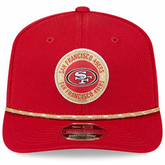 San Francisco 49ers New Era 2024 Sideline 9SEVENTY Stretch-Snap Hat Scarlet
