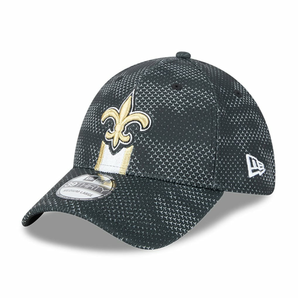 New Orleans Saints New Era 2024 Sideline 39THIRTY Flex Hat Black