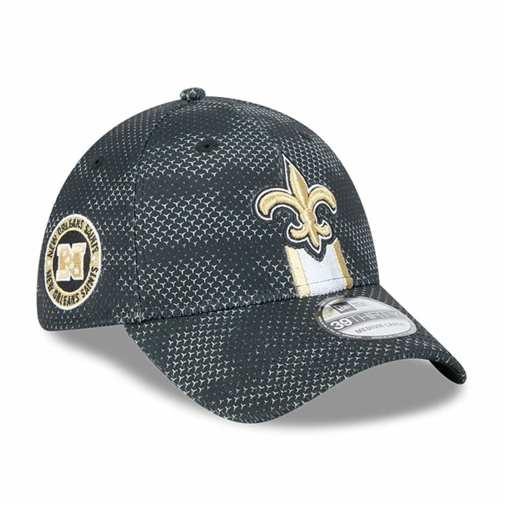 New Orleans Saints New Era 2024 Sideline 39THIRTY Flex Hat Black