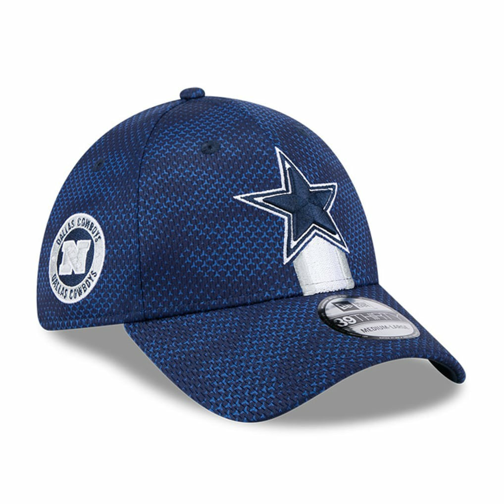 Dallas Cowboys New Era 2024 Sideline 39THIRTY Flex Hat Navy