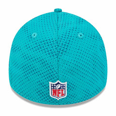 Miami Dolphins New Era 2024 Sideline 39THIRTY Flex Hat Aqua