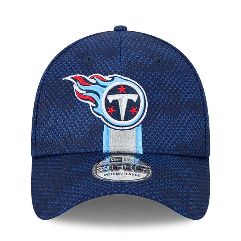 Tennessee Titans New Era 2024 Sideline 39THIRTY Flex Hat Navy