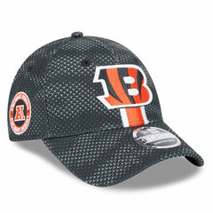 Cincinnati Bengals New Era 2024 Sideline 9FORTY Stretch-Snap Hat Black