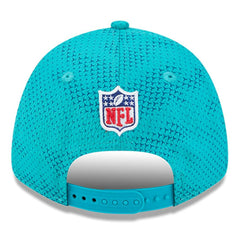 Miami Dolphins New Era 2024 Sideline 9FORTY Stretch-Snap Hat Aqua