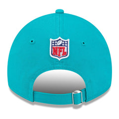 Miami Dolphins New Era 2024 Sideline 9TWENTY Adjustable Hat Aqua