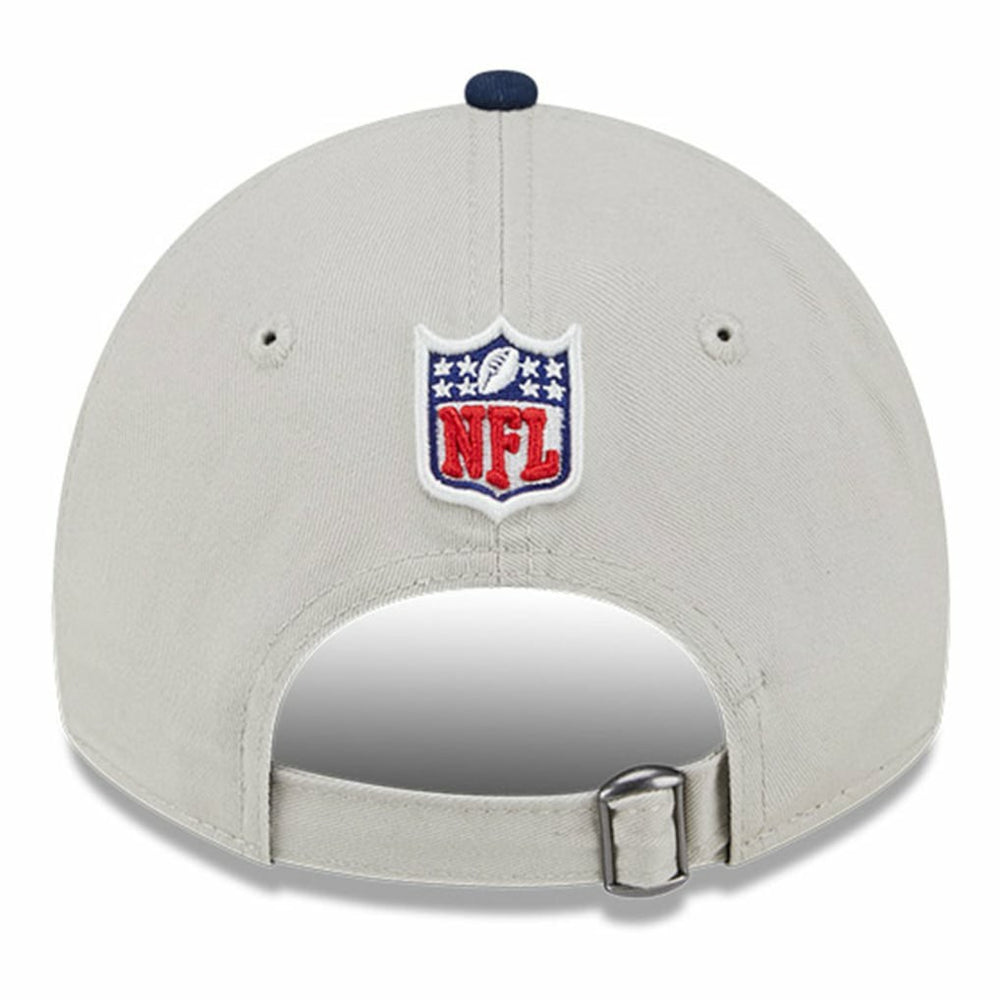 Dallas Cowboys New Era 2024 Sideline Historic 9TWENTY Adjustable Hat Stone/Navy