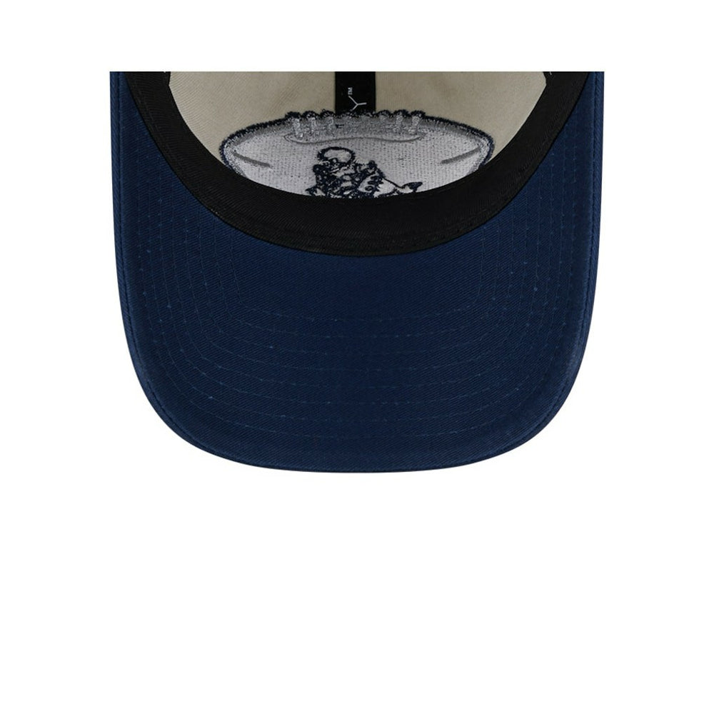 Dallas Cowboys New Era 2024 Sideline Historic 9TWENTY Adjustable Hat Stone/Navy