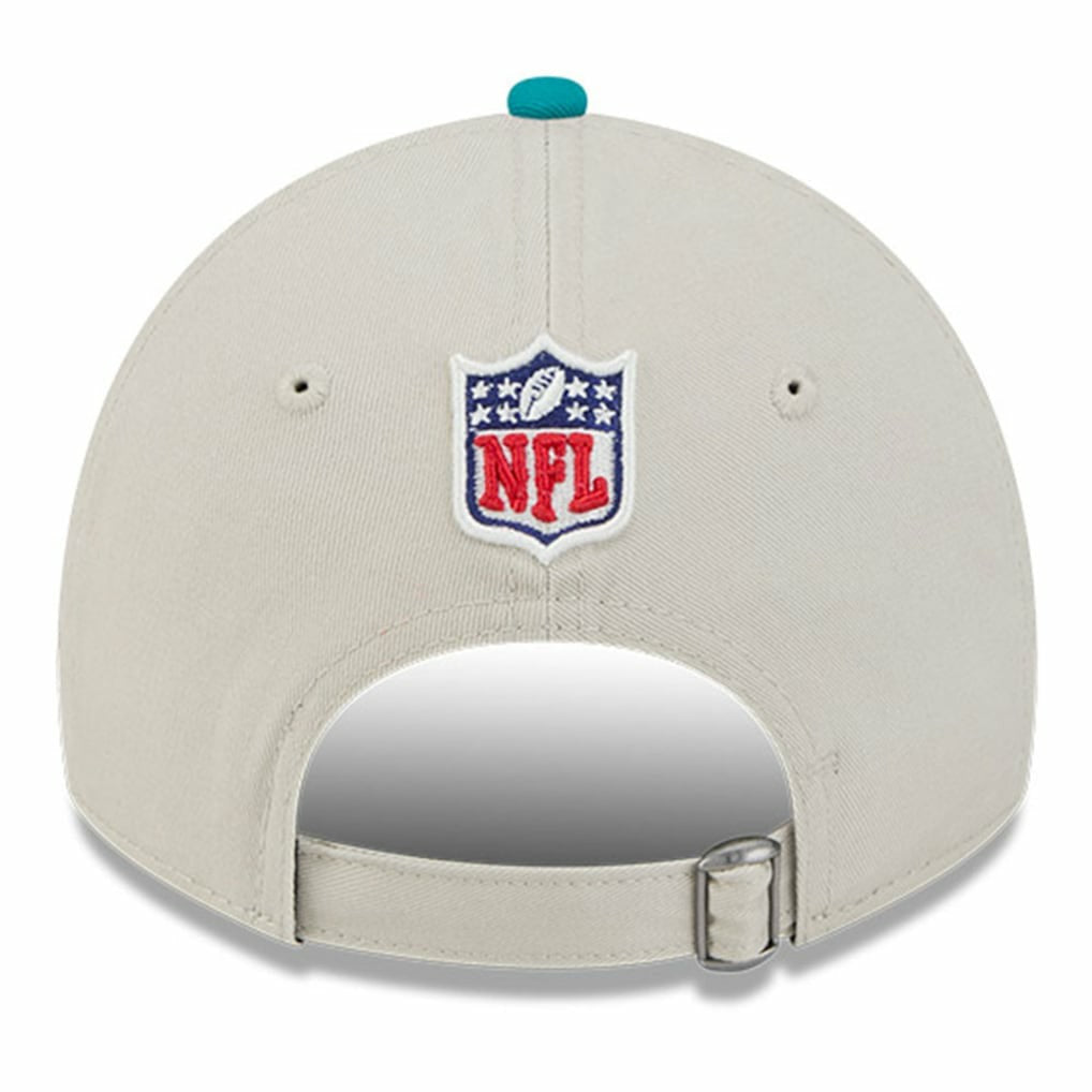 Miami Dolphins New Era 2024 Sideline Historic 9TWENTY Adjustable Hat Stone/Aqua